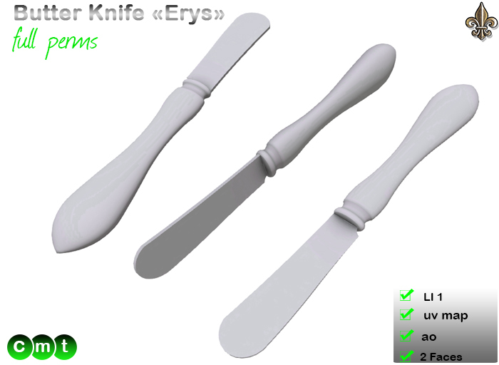 -----LS Inc. Full Perms Butter Knife "Erys"-----
