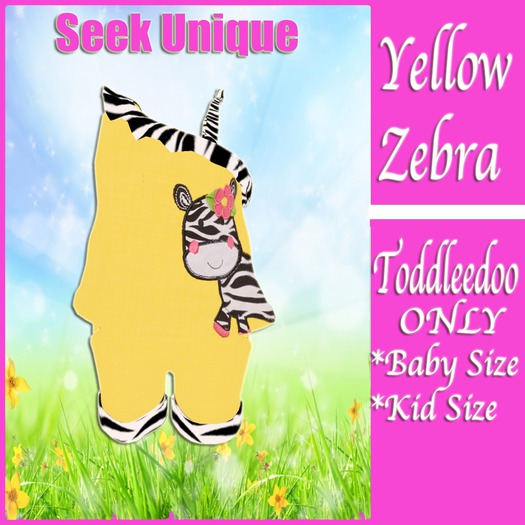 {SU} YELLOW ZEBRA SHORT SET