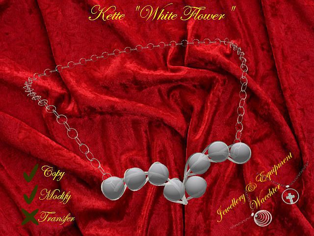 Chain "White Flower"