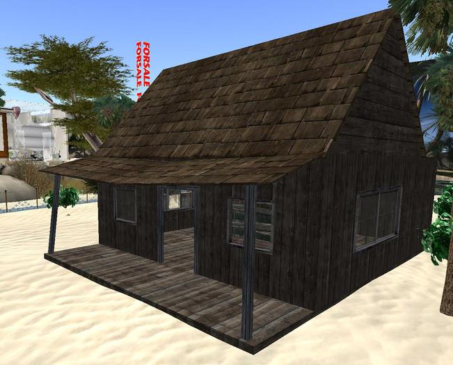 Old forest hut