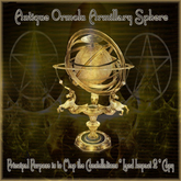 Antique Ormolu Armillary Sphere