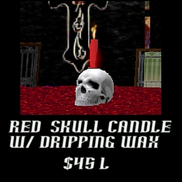 Skull Candle Red Boxed