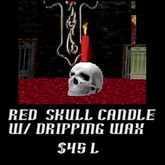 Skull Candle Red Boxed