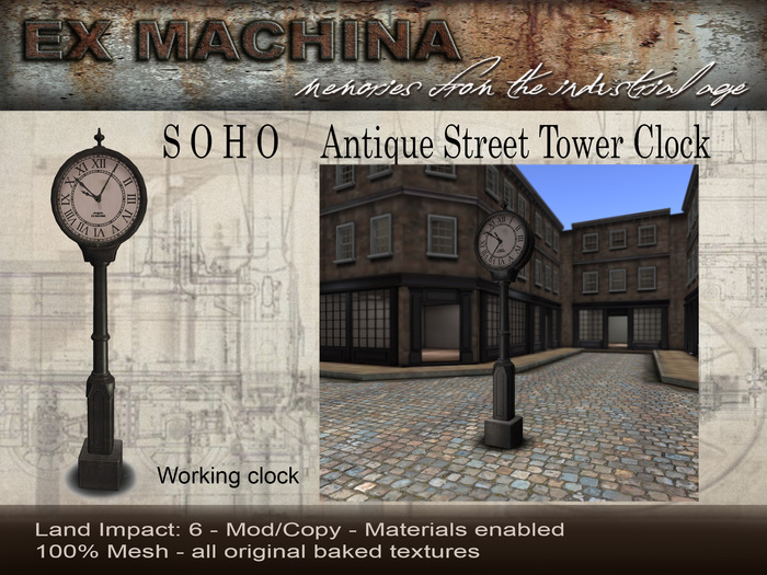 Ex Machina - Street Tower Clock