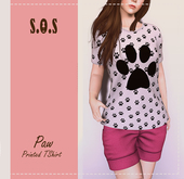 [S.O.S] Printed TShirt Paw