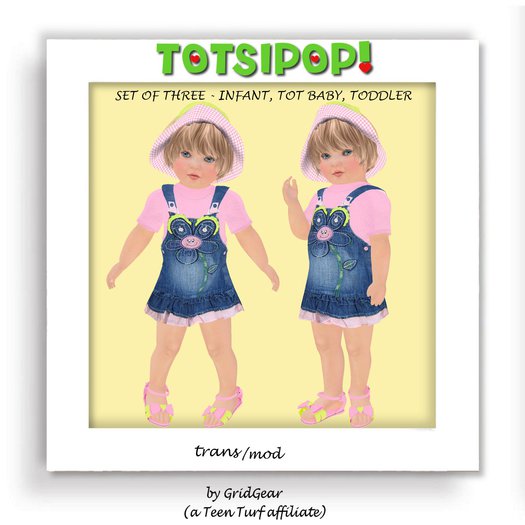 TOTSIPOP! Set Of Three Hearts Dress