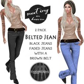 !MiH Belted Jean Mini4PACK *blk&fade B&Bbelts