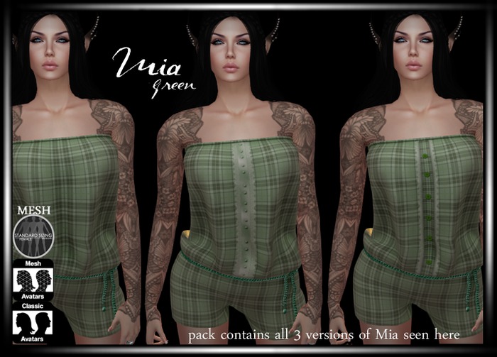 !MiH Mia Rompers green X3