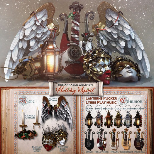 RO - Holiday Spirit - Lyre - Chestnut