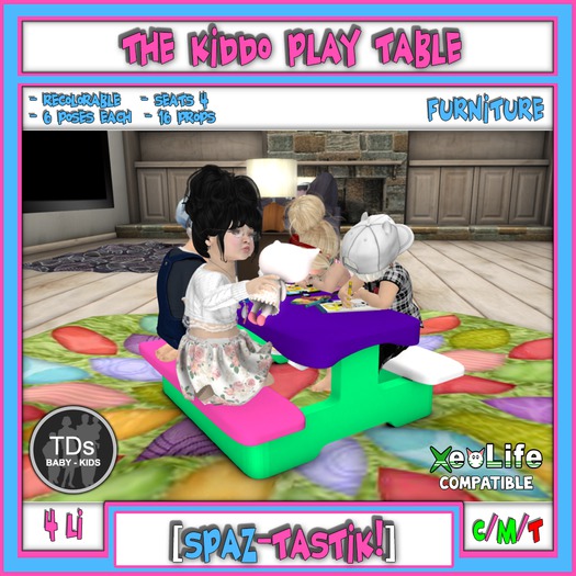 [Spaz] *TD* The Kiddo Play Table {XeoLife}