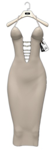 :::KC::: Galia Dress Nude