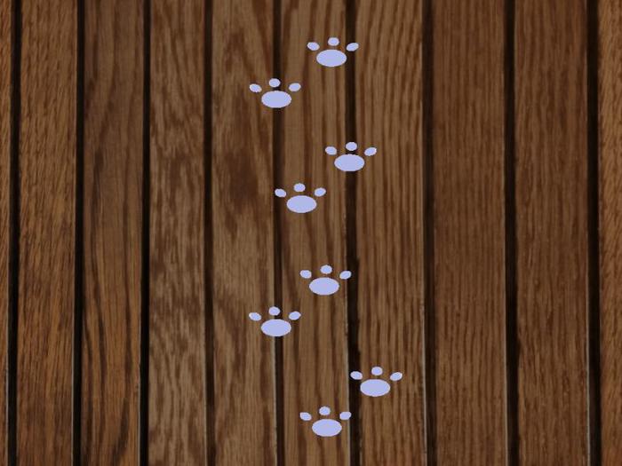Easter Bunny Tracks Lilac