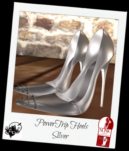 PowerTrip Silver Heels
