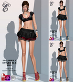 Entice - True Love Skirt & Top - Darks