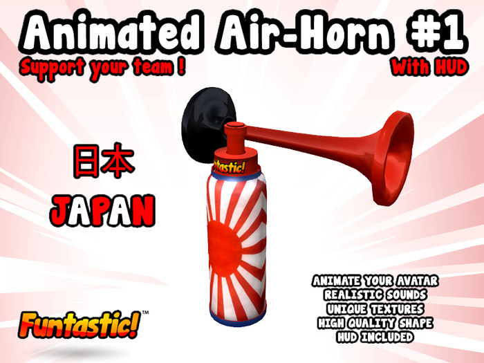 *Funtastic!* Animated Air Horn #1 JAPAN