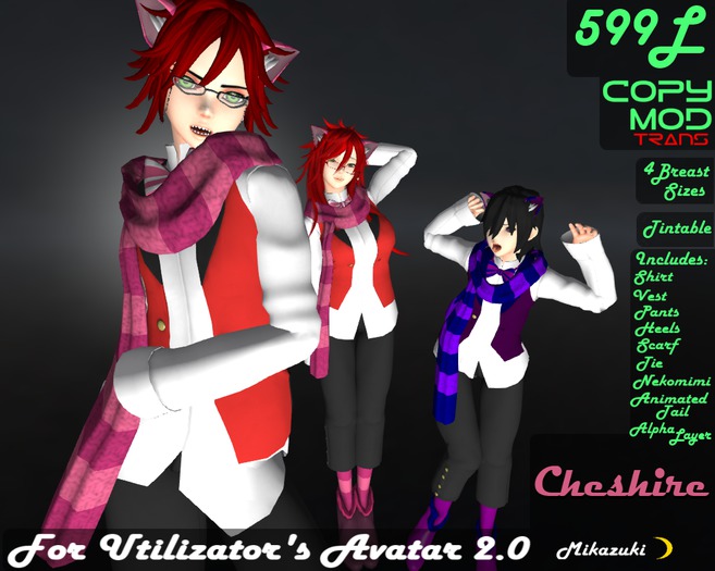 [Mika] Cheshire Complete Outfit