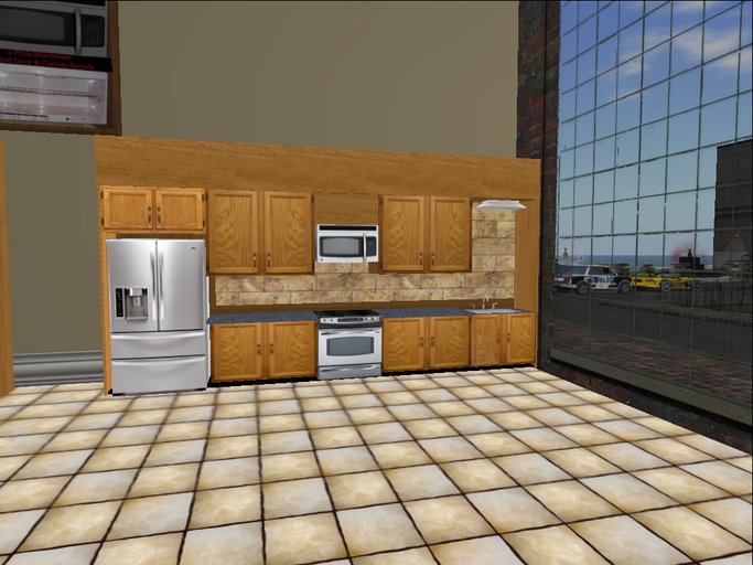 A&W Oak Kitchen Set Studio