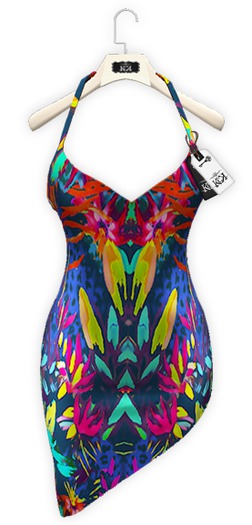 :::KC::: Exotic Dress Blue
