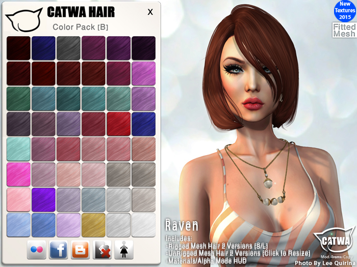 CATWA HAIR Raven [B]