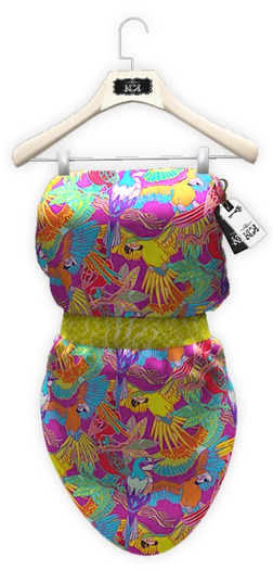 :::KC::: Exotic Mini Dress Yellow