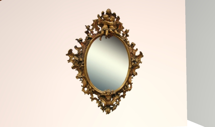 Golden Cherb Mirror