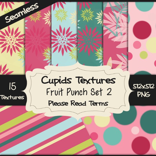 *Cupids Textures * 25 SWEET SUMMER FUN