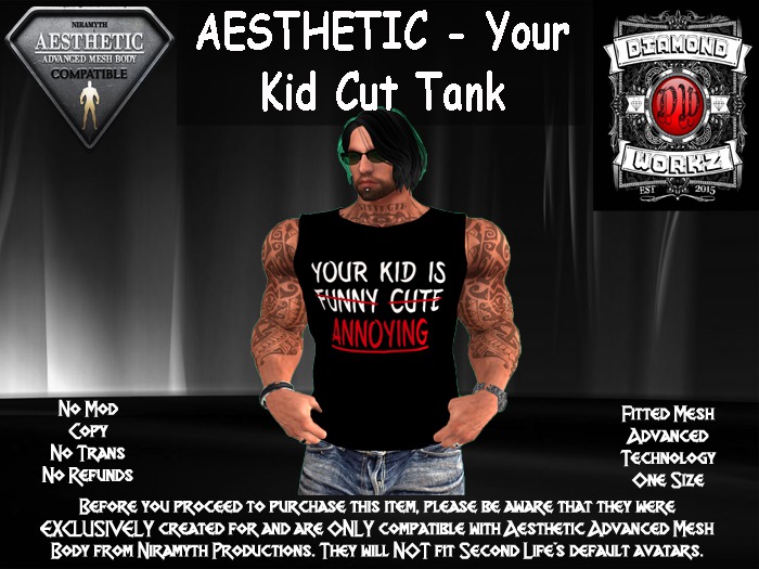 DW Cut Tank - Your Kid (Boxed)