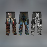 Graffiti Mesh Pants F box