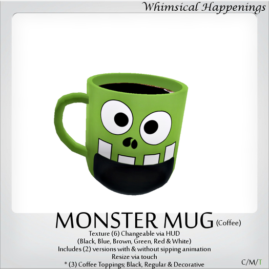 [Home Goods] - Monster Mug (Coffee) w/ HUD