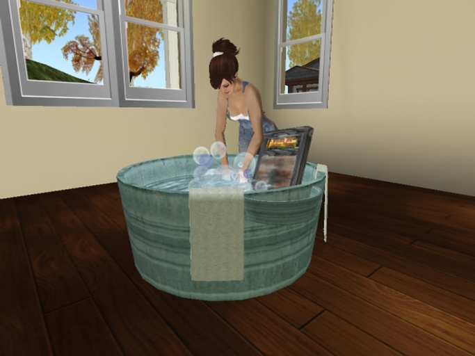 WASH TUB WASHIN!!