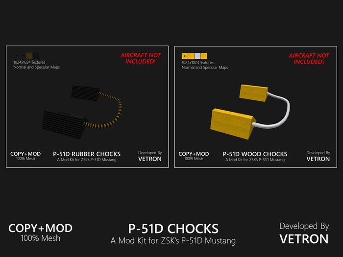 [Vetron] P-51D Chocks