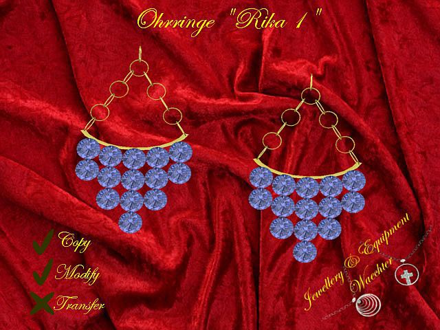 Earrings "Rika 1" gold