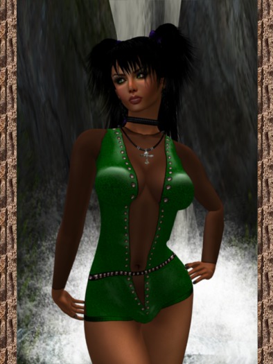 Latex Body and Suit "Petra" Green (including Omega-Applier)