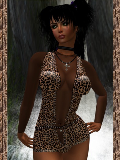 Latex Body and Suit "Petra" Leopard (including Omega-Applier)