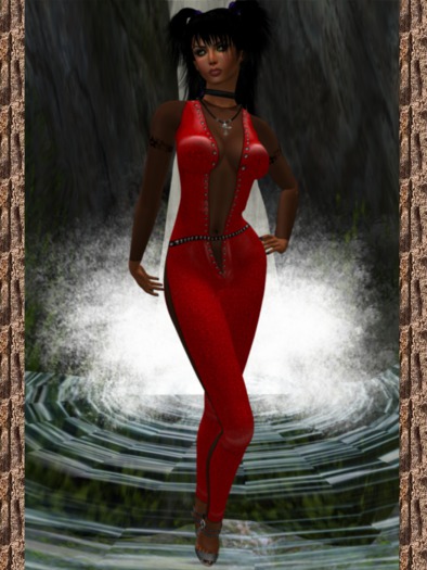 Latex Body and Suit "Petra" Red (including Omega-Applier)