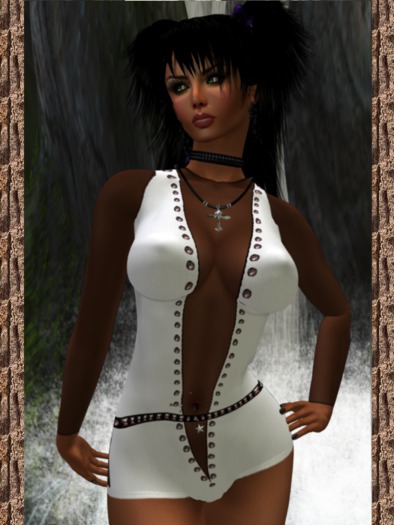 Latex Body and Suit "Petra" White (including Omega-Applier)