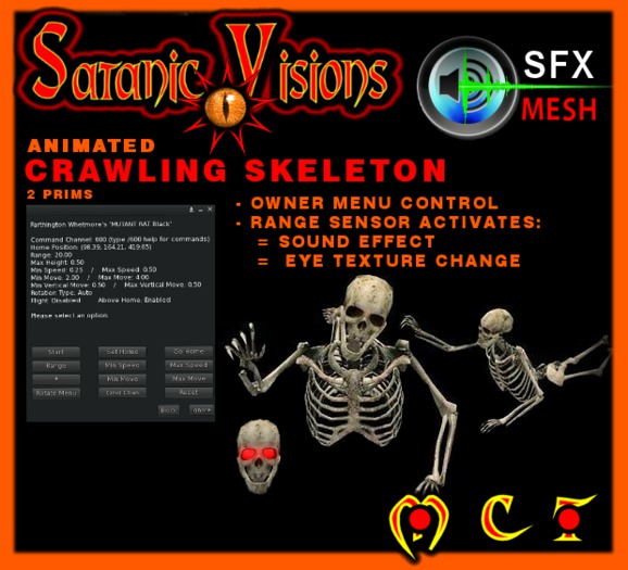 Animated Crawling Skeleton 