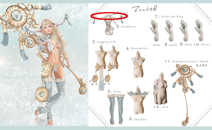 =Zenith=Snowy Discipline Hat