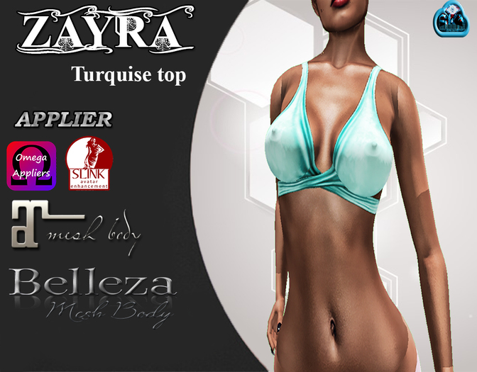 :::Zayra::: TOP Turquise
