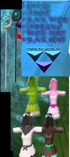 -Dimensional Black MagicalStaff