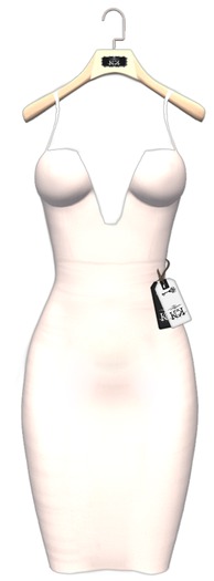 :::KC::: Aurora Pastels Dress White