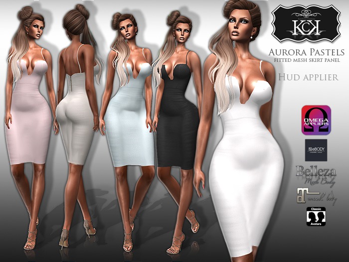 :::KC::: Aurora Pastels Dress FatPack