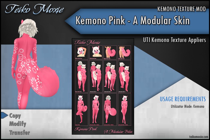 [TM] Kemono Pink: A Modular Skin