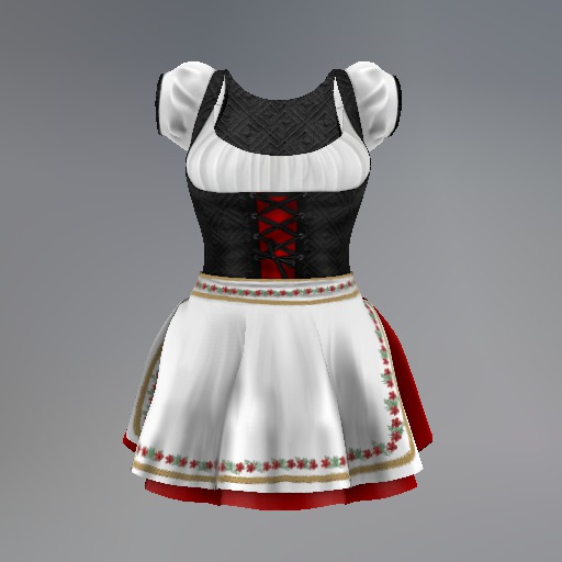 Gothic Oktoberfest Mesh Dress box