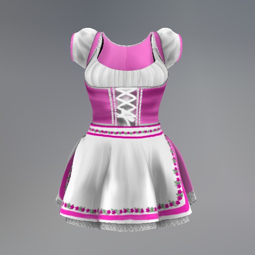Pink Oktoberfest Mesh Dress box