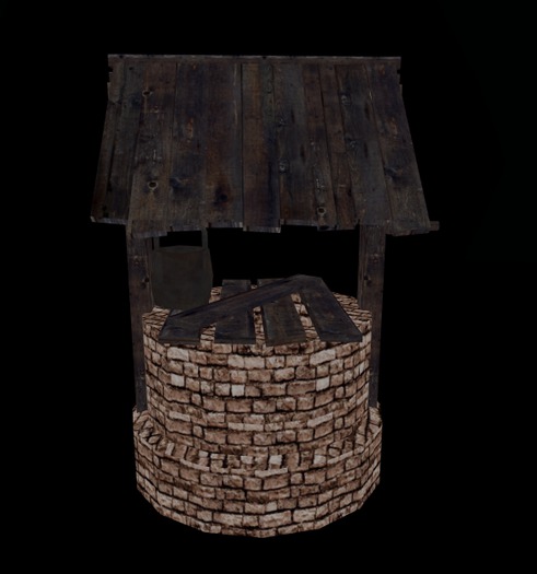 V & H Medieval wishing well