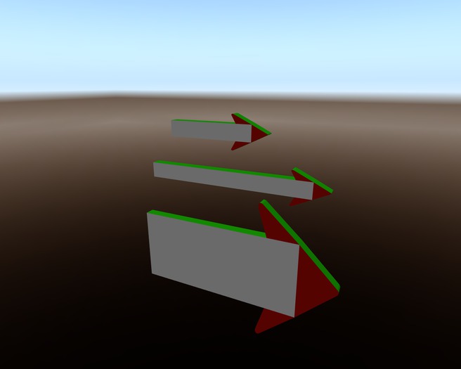 rounded points Arrows