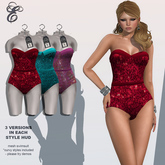 Entice - California Love Swimsuit - Glitter