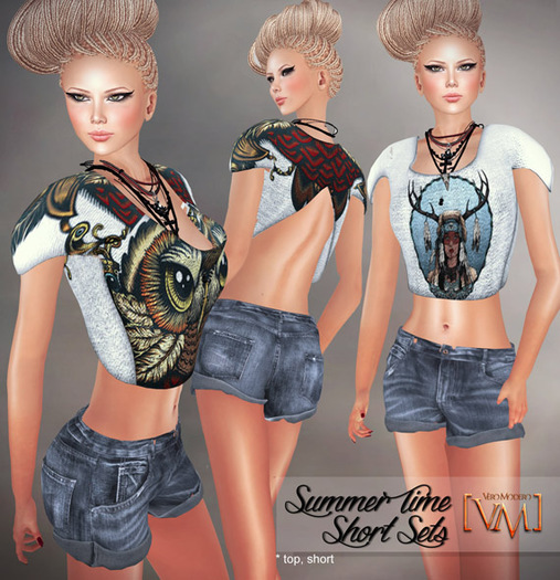 [VM] VERO MODERO / SummerTime Short Set Owl