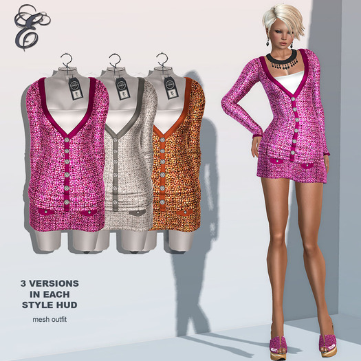 E Eleanor Dress 2 w Texture Change HUD